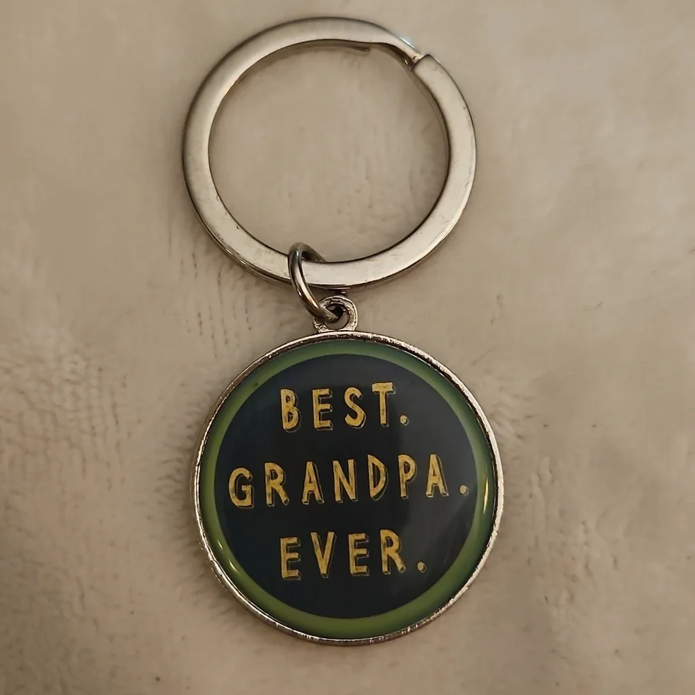 5/$25 Best Grandpa Ever Keychain